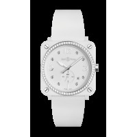 Bell & Ross Aviation BR S Quartz White Ceramic Diamonds Ceramic Strap Womens watch replica