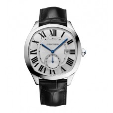 Replica Cartier Drive de Cartier Silvered Flinique Dial Automatic Men's WSNM0015