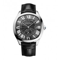 Replica Cartier Drive De Cartier Grey/Leather WSNM0018