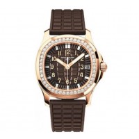Patek Philippe Aquanaut Luce 18kt Rose Gold Diamond Case Automatic Ladies Watch 5068R Copy Replica