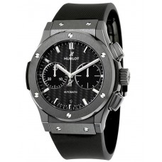 Hublot Classic Fusion Chronograph Black Magic Mat Carbon Fiber Dial Men's Watch 521.CM.1771.RX Copy Replica