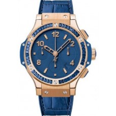 Hublot Big Bang Tutti Frutti Blue Dial Chronograph Men's Watch 341.PL.5190.LR.1901 Copy Replica